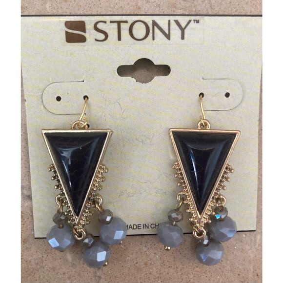 Stony Earrings Blue - Picture 4 of 6